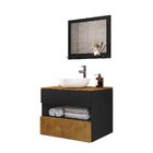 Armário Kit Completo Para Banheiro Bali Com Espelheira E Gabi