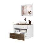 Armário Kit Completo Para Banheiro Bali Com Espelheira E Gabi