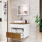 Armário Kit Completo Para Banheiro Bali Com Espelheira E Gabi