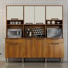 Armário Kit Cozinha 8 Portas 2 Gavetas Imola Salleto Móveis N