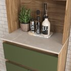 Armário Kit Cozinha Com 3 Portas, 1 Gaveta Ac4311 Carvalho Oa