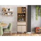 Armário Kit Cozinha Com 3 Portas, 1 Gaveta Ac4311 Naturalle/c