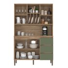 Armário Kit Cozinha Com 4 Portas, 3 Gavetas Ac4430 Carvalho O