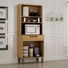 Armário Kit De Cozinha 4 Portas 1 Gaveta Turim Salleto Móveis