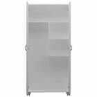 Armário Largo 2 Portas Branco