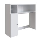 Armário Lateral Com Mesa Dobrável Berlim Branco