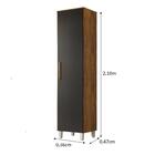 Armario Lavanderia 1 Porta  2,22m  Pés Reguláveis