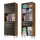 Armario Lavanderia 2 Portas 2 Gav 1,96m C/ Nicho Pes Regulave