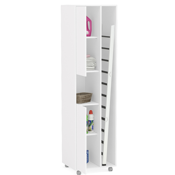 Armário Alto 2 Portas e Nicho Branco 188x40x48cm Politorno Leroy Merlin Artesanato Gaucho Porto Alegre ~ Armário Alto 2 Portas e Nicho Branco 188x40x48cm Politorno Leroy Merlin
