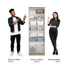 Armário Lavanderia 2 Portas Noce