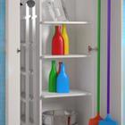 Armário Lavanderia 2 Portas Serviço Organizador Vassouras