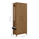 Armário Lavanderia Aurora Naturale