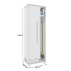 Armário Lavanderia Caribe Branco - Rv Móveis