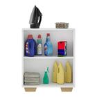 Armário Lavanderia Com 2 Portas Multimóveis Mp5023 Branco/nat