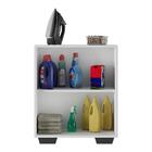 Armário Lavanderia Com 2 Portas Multimóveis Mp5023 Branco/pre