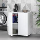 Armário Lavanderia Com 2 Portas Multimóveis Mp5023 Branco/pre