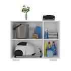 Armário Lavanderia Com 3 Portas 90 Cm Multimóveis Mp5034 Bran