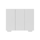 Armário Lavanderia Com 3 Portas 90 Cm Multimóveis Mp5034 Bran