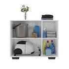 Armário Lavanderia Com 3 Portas 90 Cm Multimóveis Mp5034 Bran