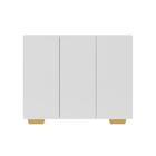 Armário Lavanderia Com 3 Portas 90 Cm Multimóveis Mp5034 Bran