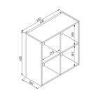 Armário Lavanderia Com Prateleiras Multimóveis Cr30034