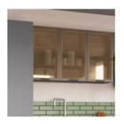 Armário Lavanderia Greta 4 Pçs 5 Portas Cinza