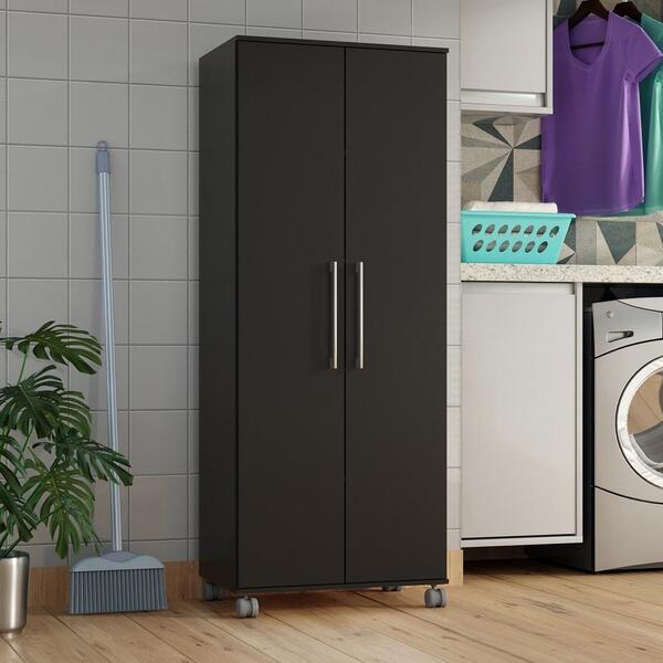 Armario Lavanderia Marcela 2 Pts 1,40m Com Rodinhas