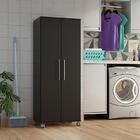 Armario Lavanderia Marcela 2 Pts 1,40m Com Rodinhas