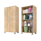 Armario Lavanderia Michele 2 Pts 1,10m Com Rodinhas