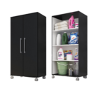 Armario Lavanderia Michele 2 Pts 1,10m Com Rodinhas