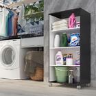 Armario Lavanderia Michele 2 Pts 1,10m Com Rodinhas