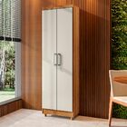 Armário Lavanderia Multiuso Anna 2 Portas Cedro Areia - Saga