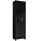 Armário Lavanderia Multiuso Isabela 2 Portas Preto - Saga Dec