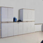 Armário Lavanderia Plástico Titanium Bege Plastiken