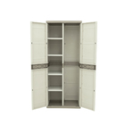 Armário Lavanderia Plástico Titanium Bege Plastiken