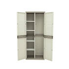 Armário Lavanderia Plástico Titanium Bege Plastiken