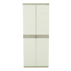 Armário Lavanderia Plástico Titanium Bege Plastiken