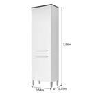 Armario Lavanderia Rebeca 2 Portas  1,96m  Pés Reguláveis