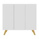 Armário Lavanderia Retrô Com 3 Portas 90 Cm Multimóveis Mp503