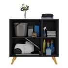 Armário Lavanderia Retrô Com 3 Portas 90 Cm Multimóveis Mp503