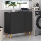 Armário Lavanderia Retrô Com 3 Portas 90 Cm Multimóveis Mp503