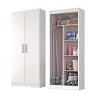 Armario Lavanderia Sheila 2 Pts  1,89m C/ Suporte Vassouras