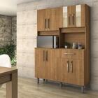 Armário Lian Cozinha Completa 8 Portas Freijó