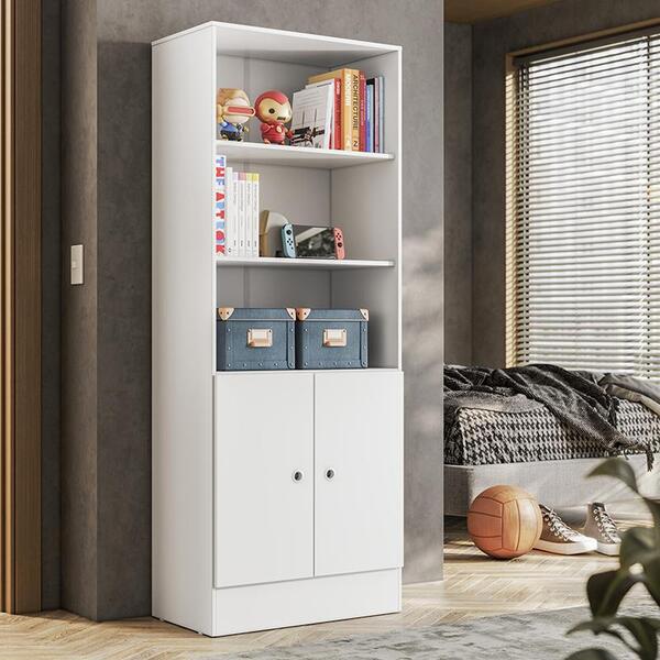 Armario Livreiro Gamer 4095 2 Portas E 3 Prateleiras