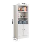 Armario Livreiro Gamer 4095 2 Portas E 3 Prateleiras