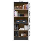 Armario Livreiro Gamer 4095 2 Portas E 3 Prateleiras