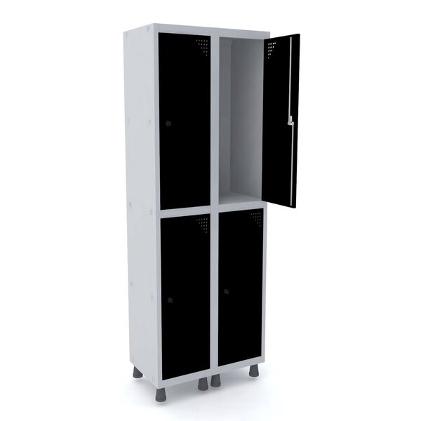 Armário Locker Guarda-volume 4 Portas Aço Grp 502/4 Pandin