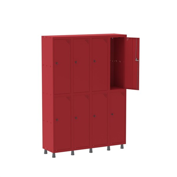 Armário Locker Guarda-volume 8 Portas Aço Grp 504/8 Pandin