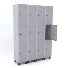 Armario Locker Roupeiro 12 Portas Em Aço Grp 504/12 Pandin Mó