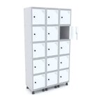 Armário Locker Roupeiro 15 Portas Aço Grp 503/15 Pandin Móvei